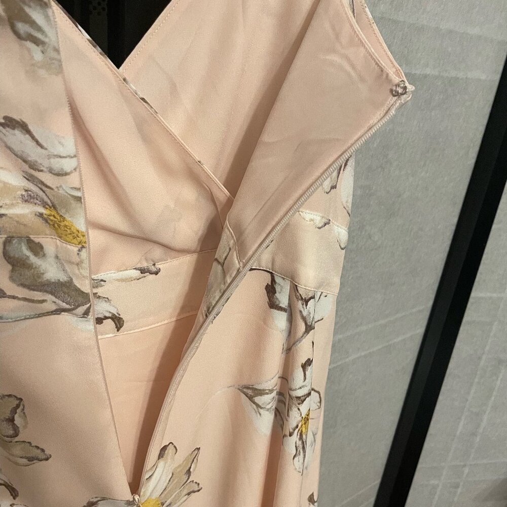 J.O.A. Celadine Blush Pink Floral High Low Dress - Picture 5 of 9